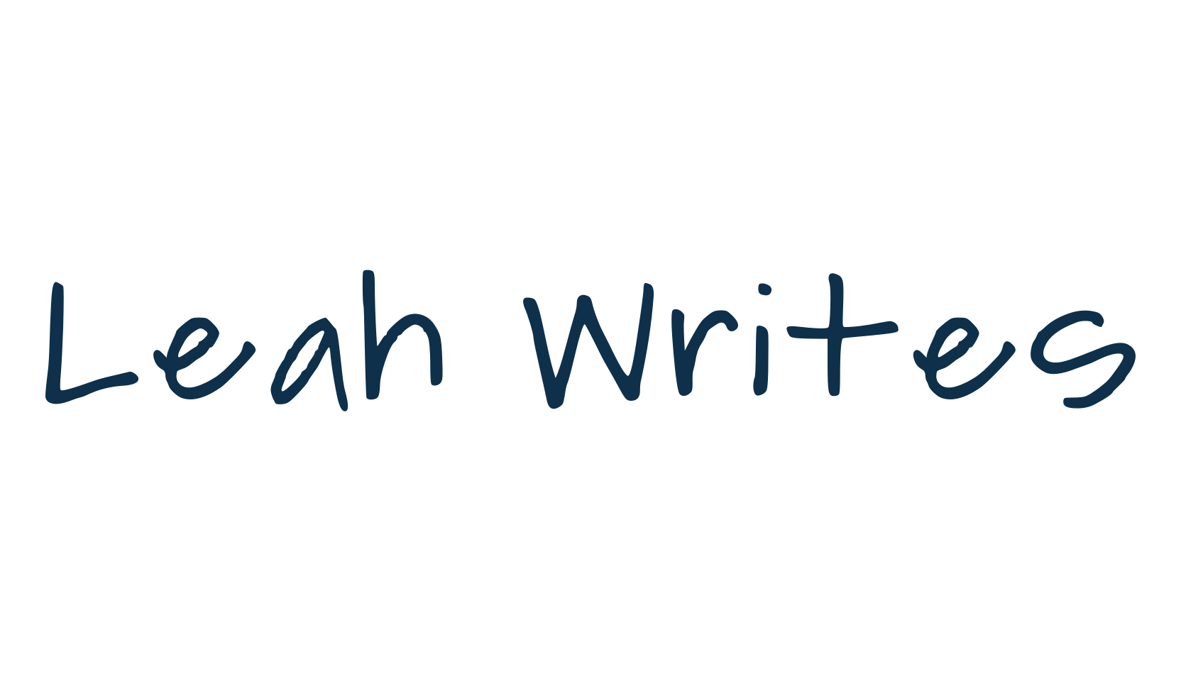 Leah Writes, handwriting font preview