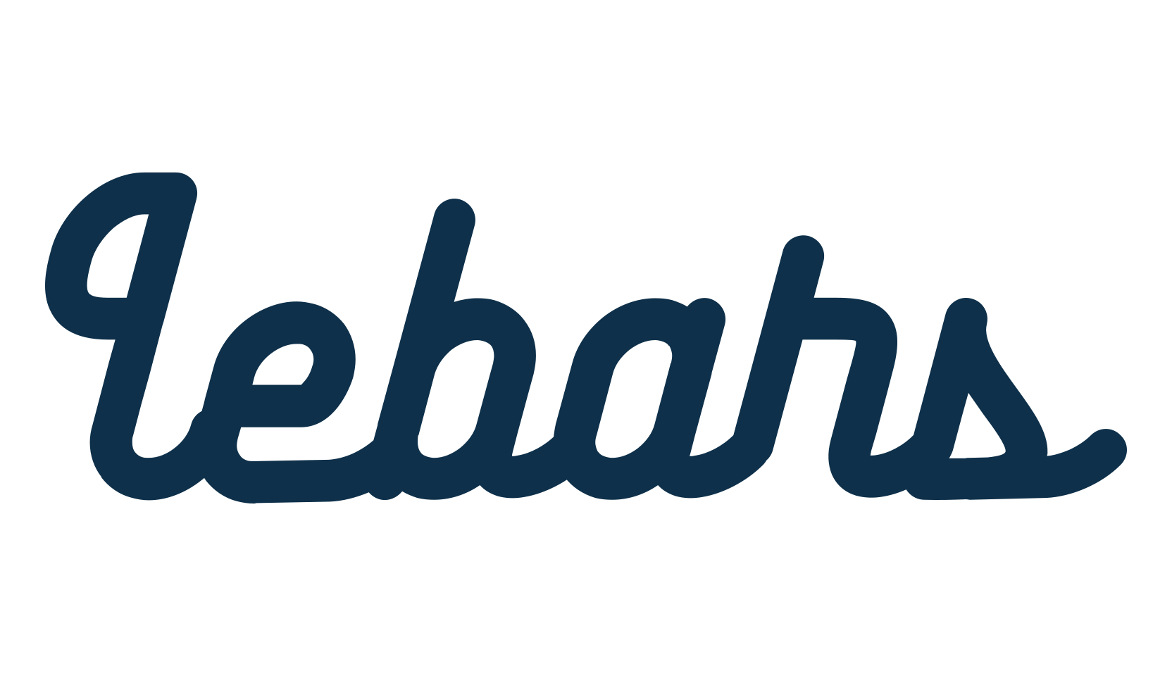 Lebars, fancy decorative font preview
