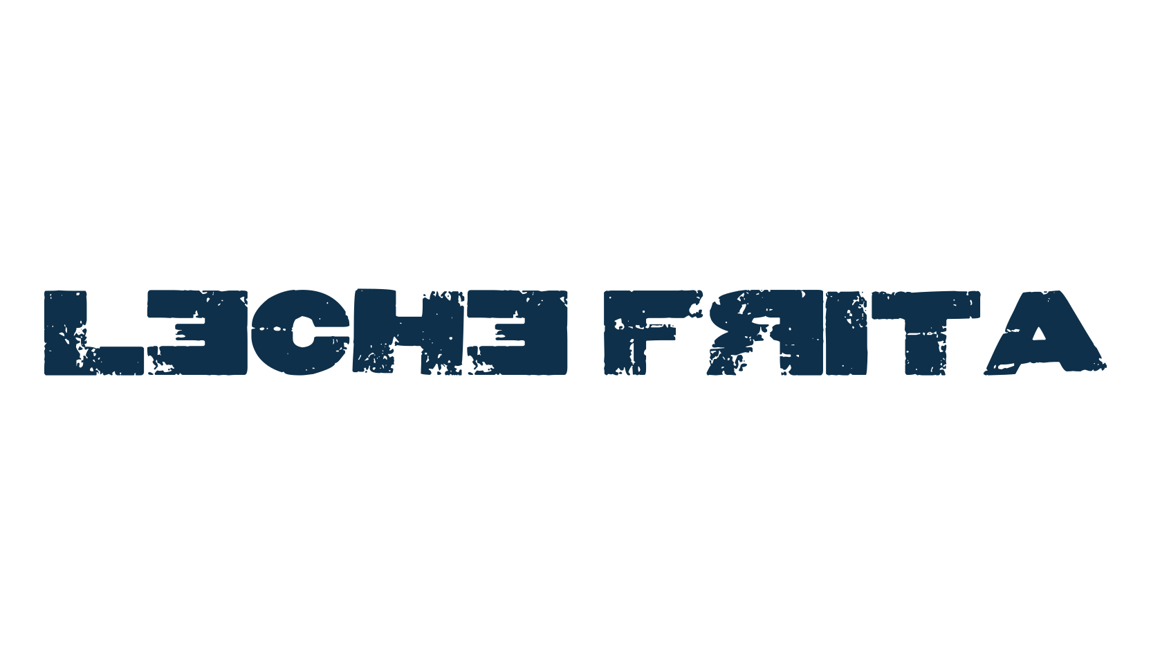 Leche Frita, fancy destroy decorative font preview