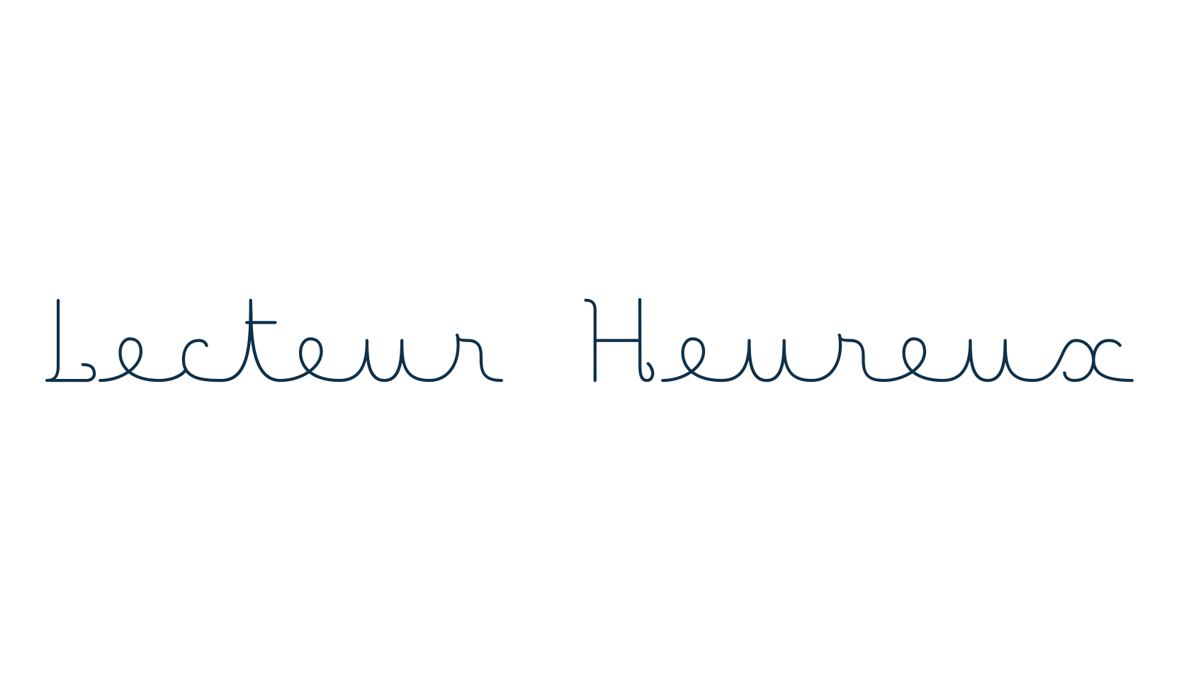 Lecteur Heureux, school font preview