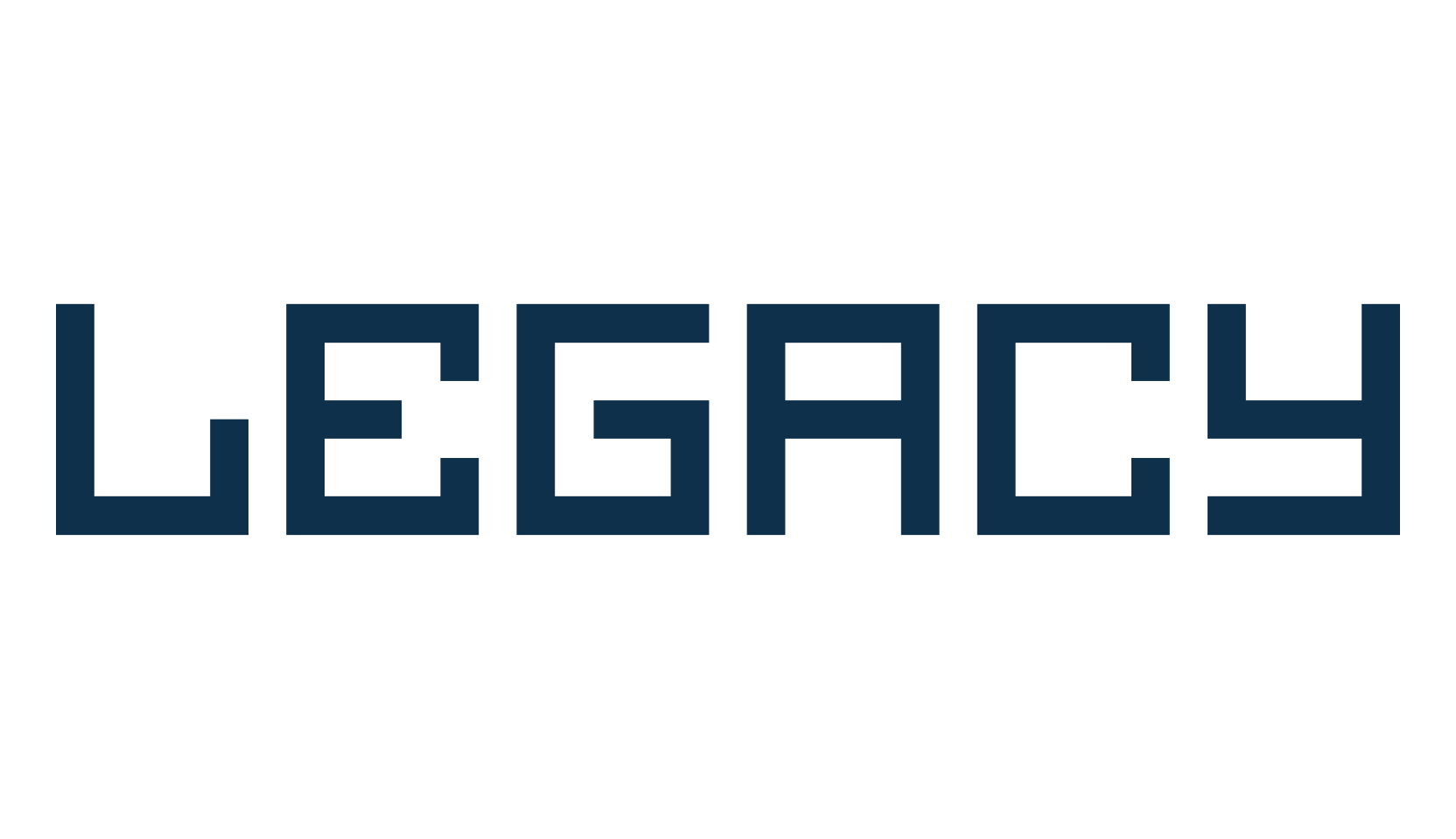 Legacy, techno square sci-fi font preview