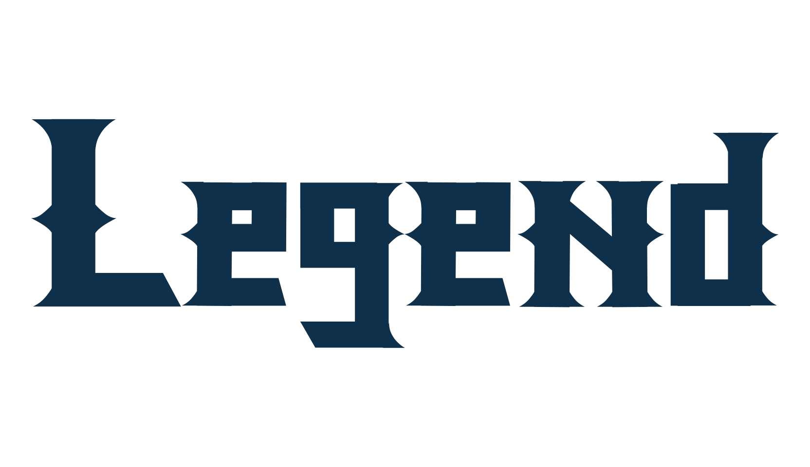 Legend (legend), fancy retro decorative font preview