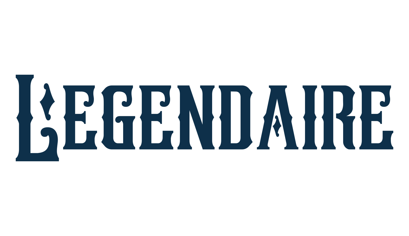 Legendaire, fancy retro decorative font preview