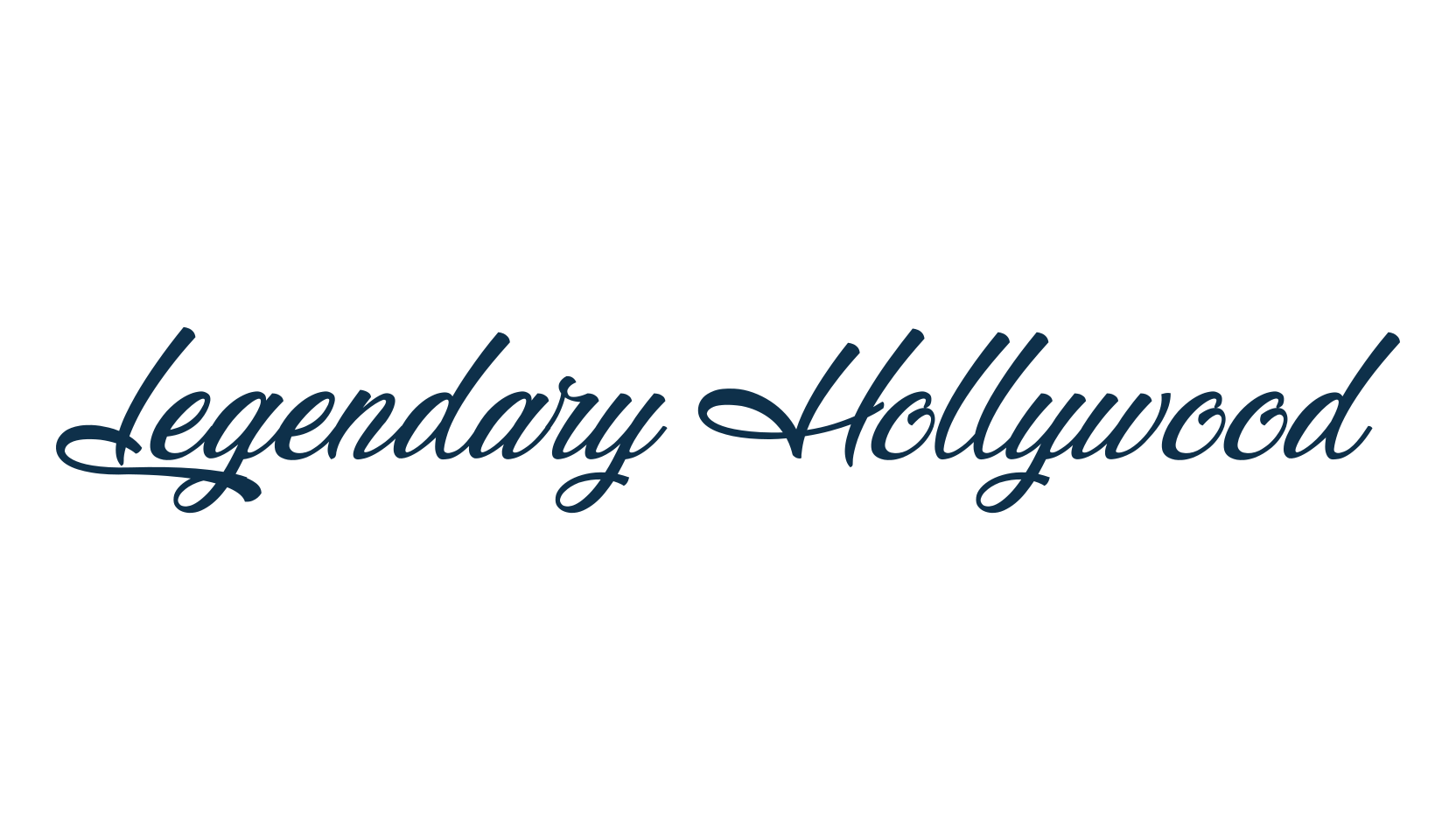 Legendary Hollywood, fancy various decorative script calligraphy font preview