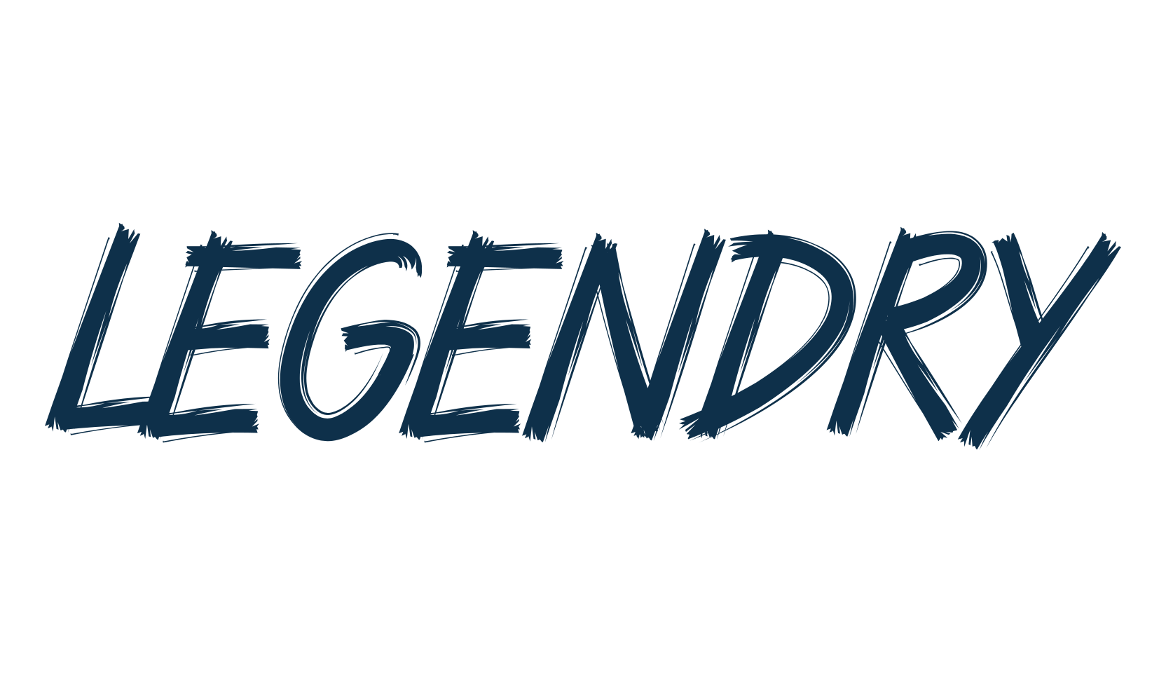 Legendry, brush font preview
