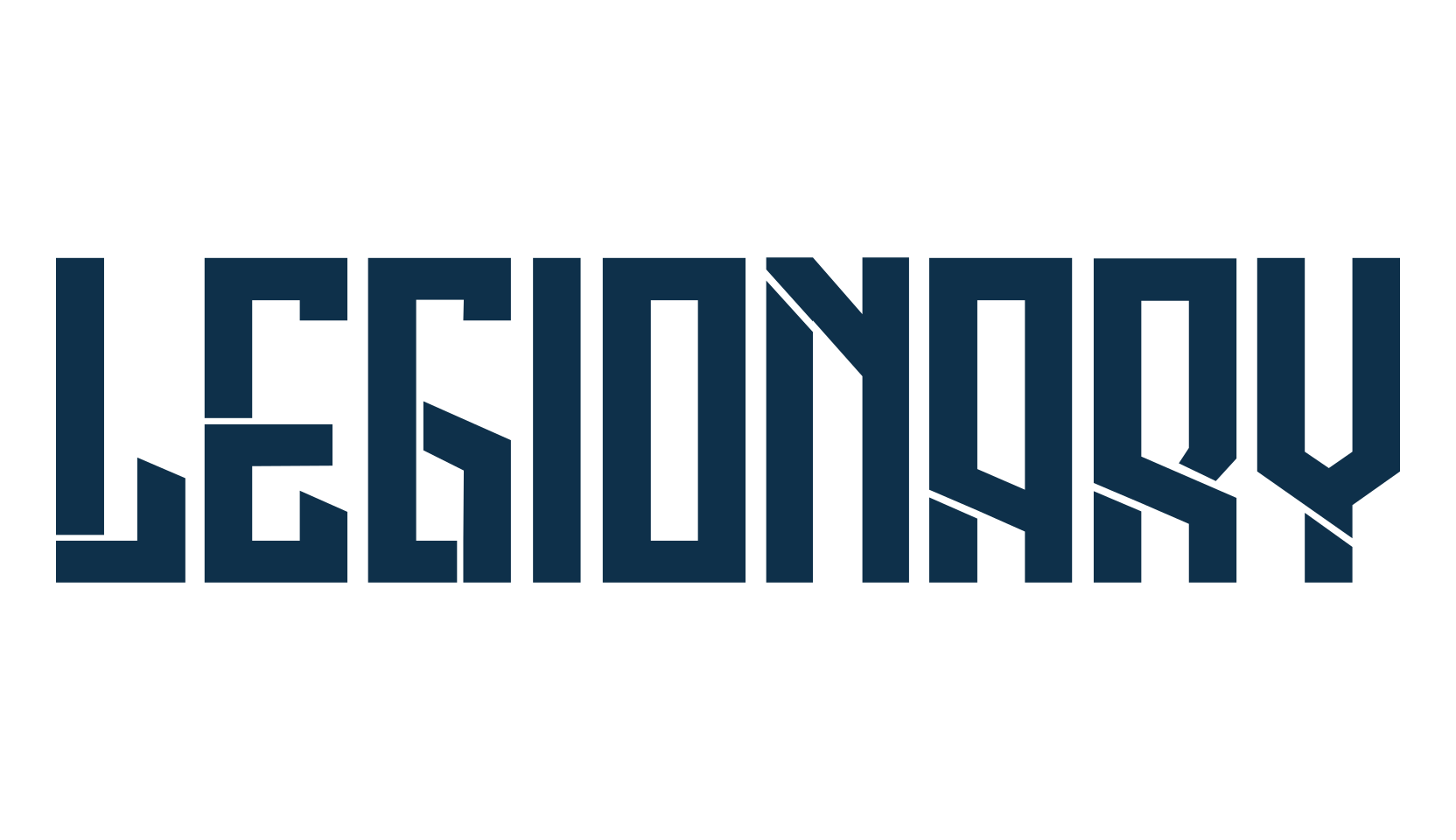 Legionary, fancy stencil, army decorative font preview