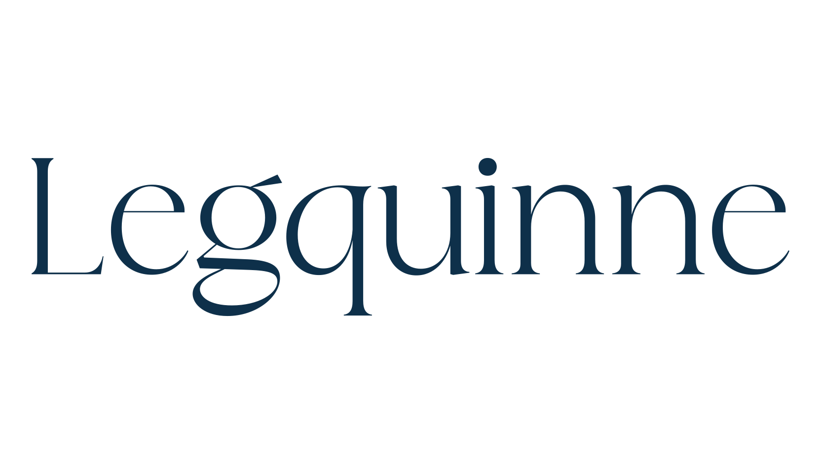 Legquinne, basic serif font preview
