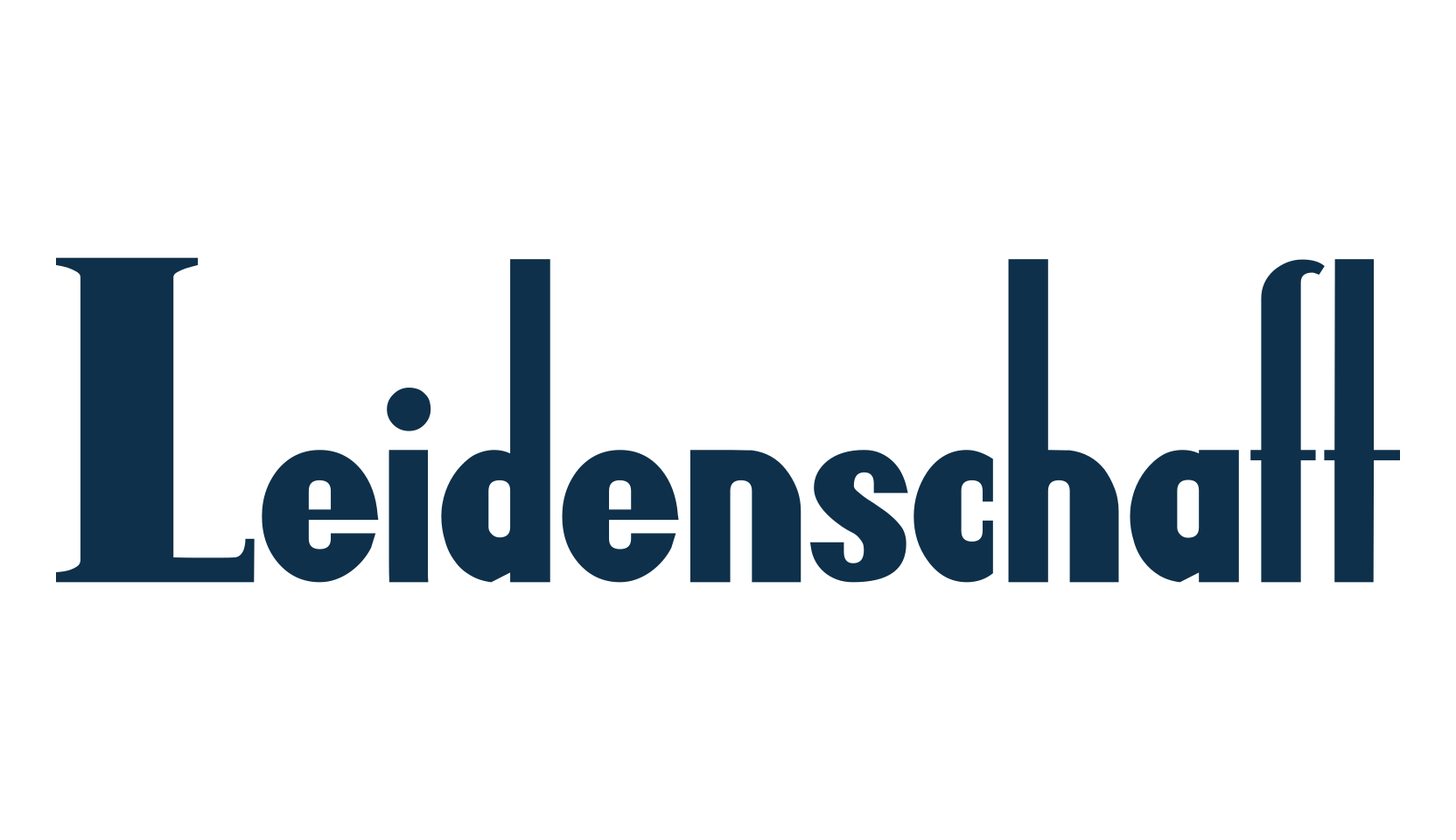 Leidenschaft, retro font preview