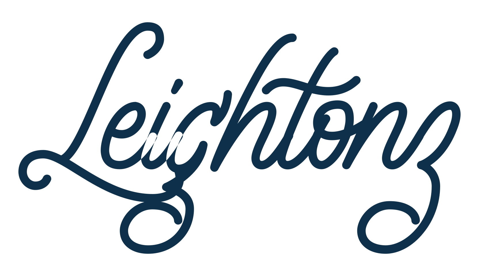 Leightonz, old school font preview