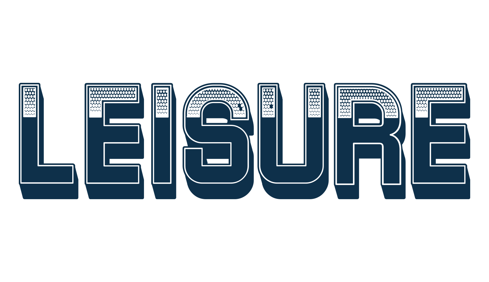 Leisure, fancy decorative font preview