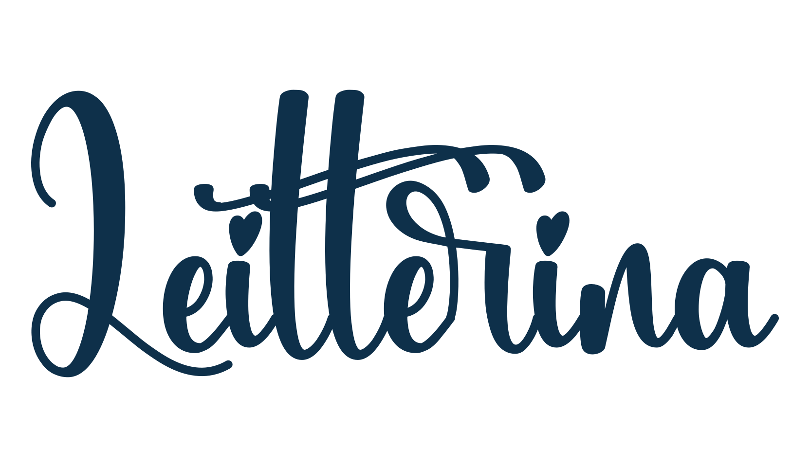 Leitterina, display market font preview