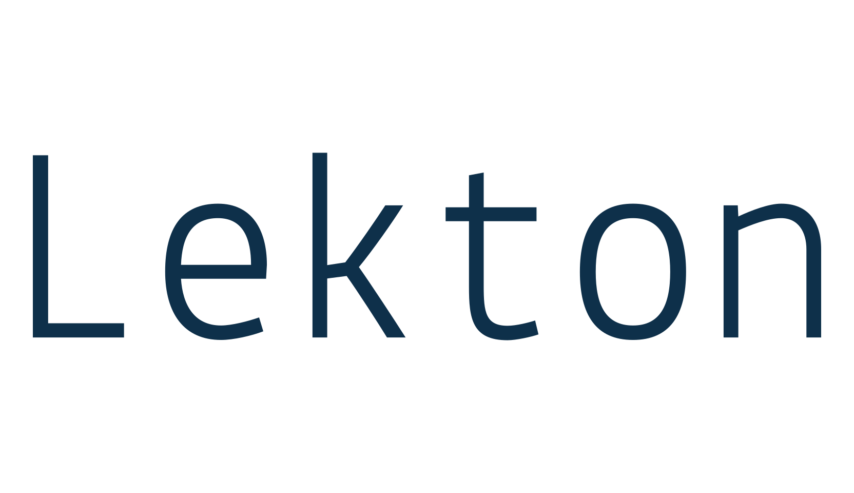 Lekton, fixed width font preview