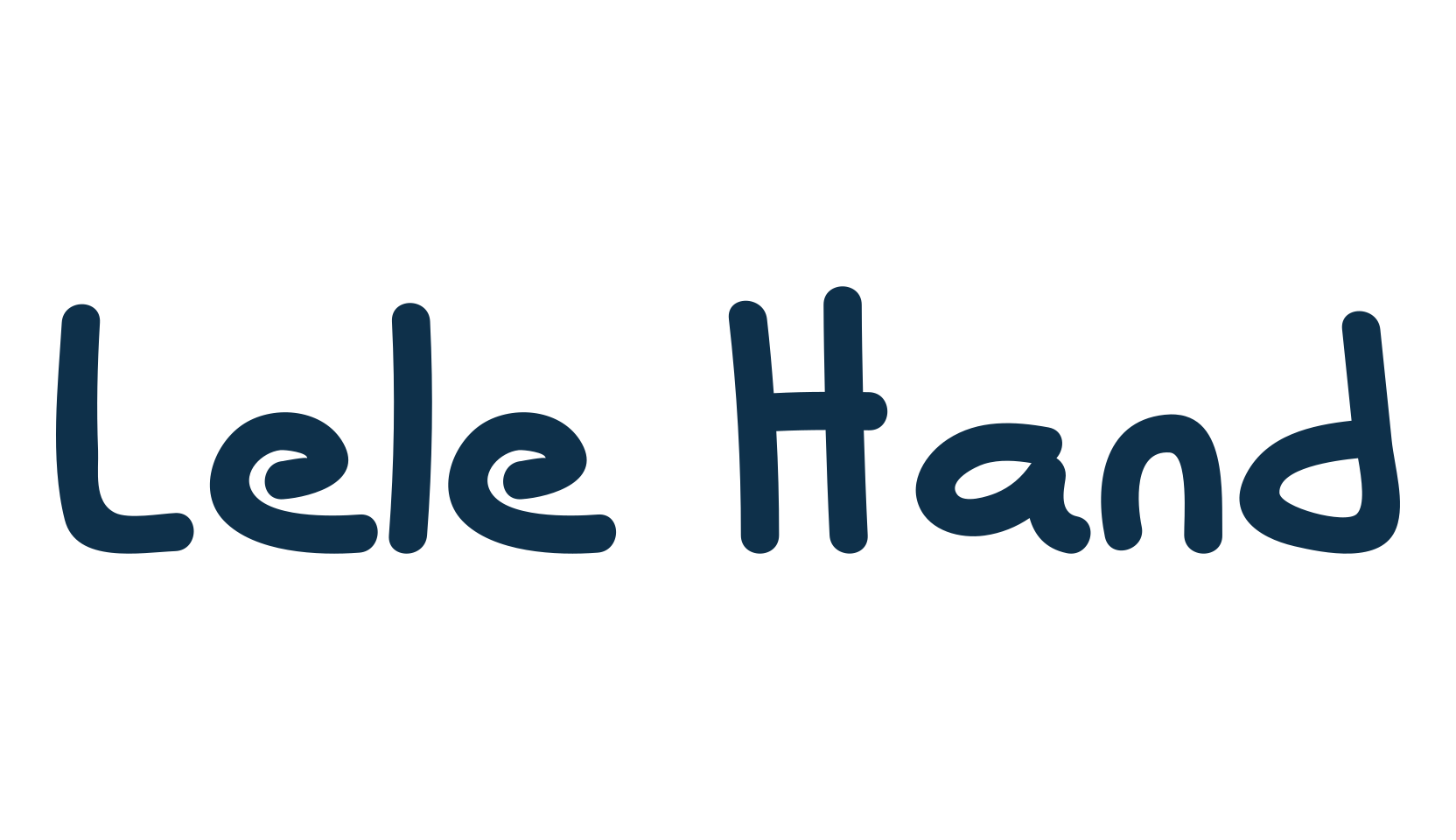 Lele Hand, script handwritten fancy decorative calligraphy font preview
