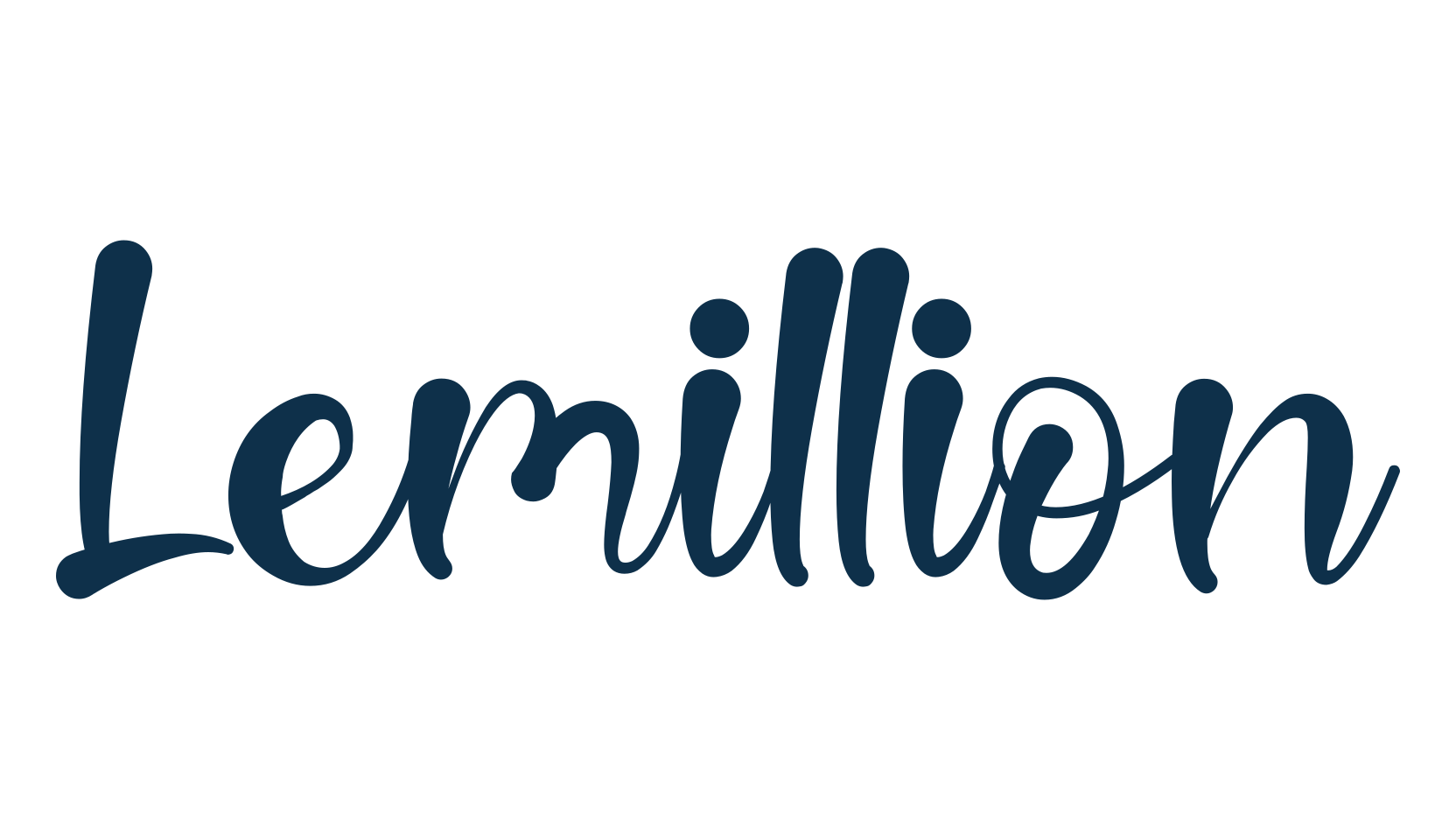 Lemillion, display market font preview