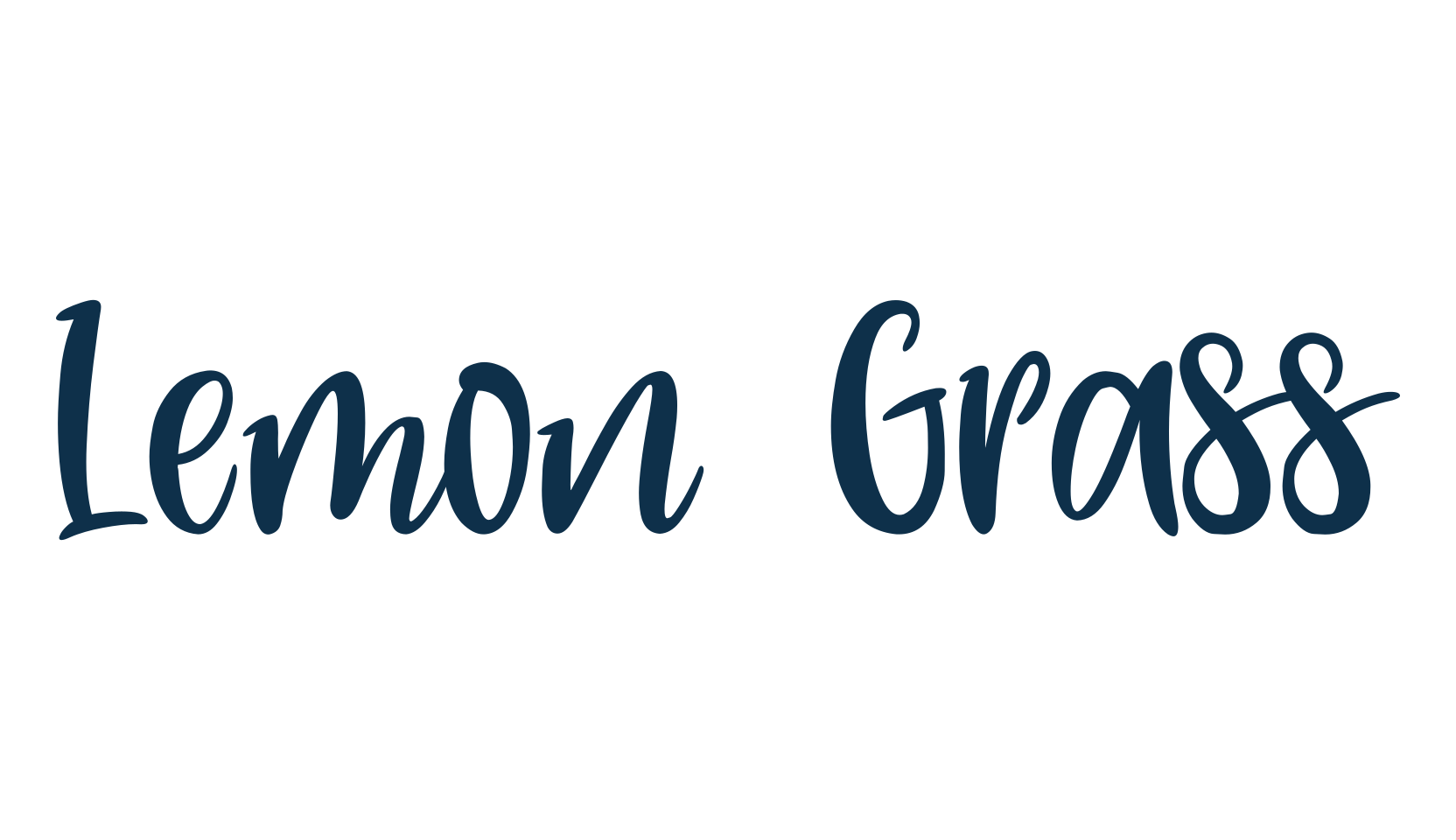 Lemon Grass, display market font preview