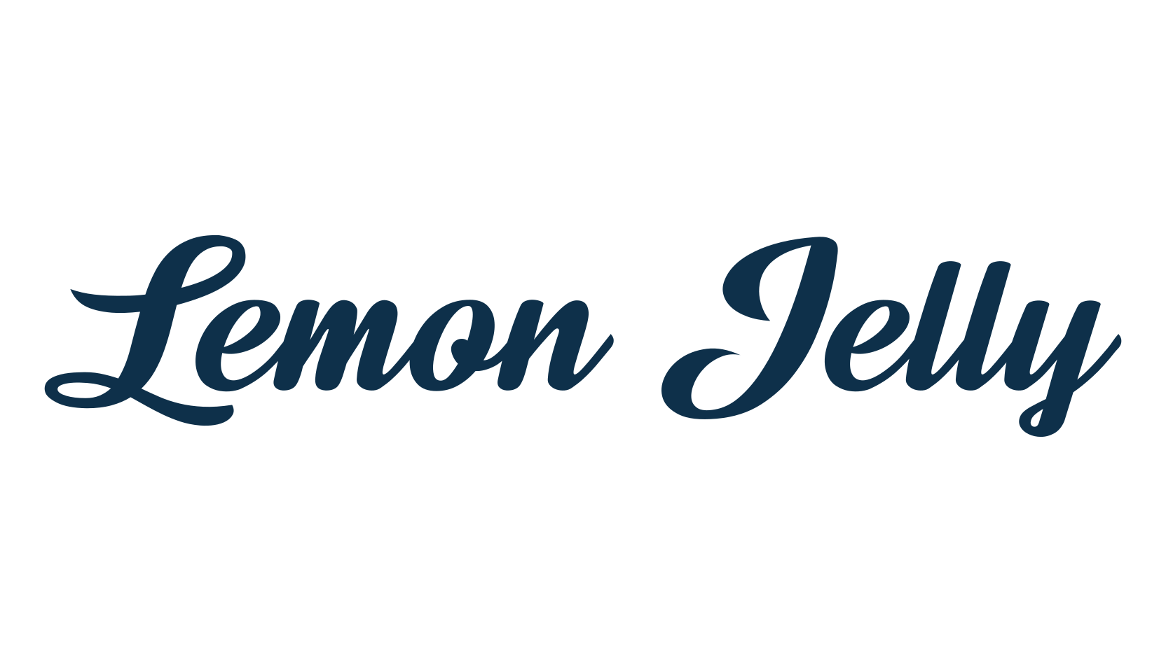 Lemon Jelly, fancy various decorative script calligraphy font preview