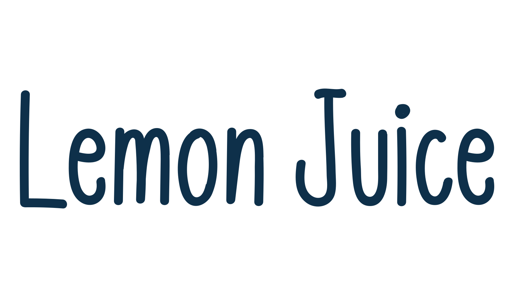 Lemon Juice (lemon-juice-2), handwriting font preview