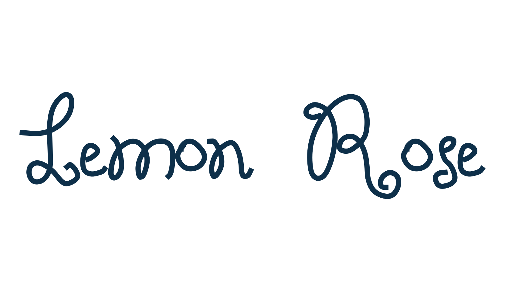 Lemon Rose, fancy curly decorative font preview