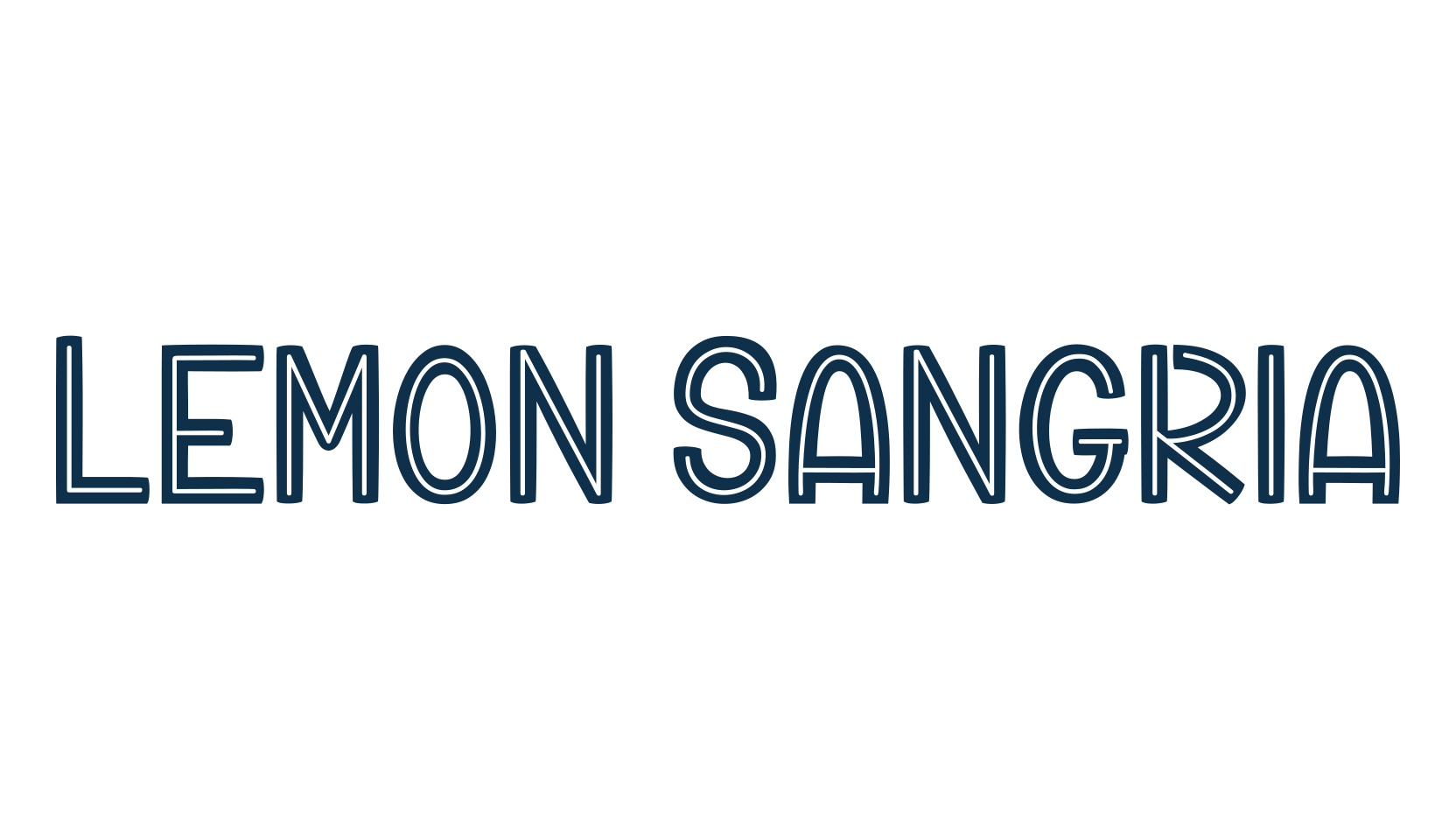 Lemon Sangria, fancy various decorative font preview