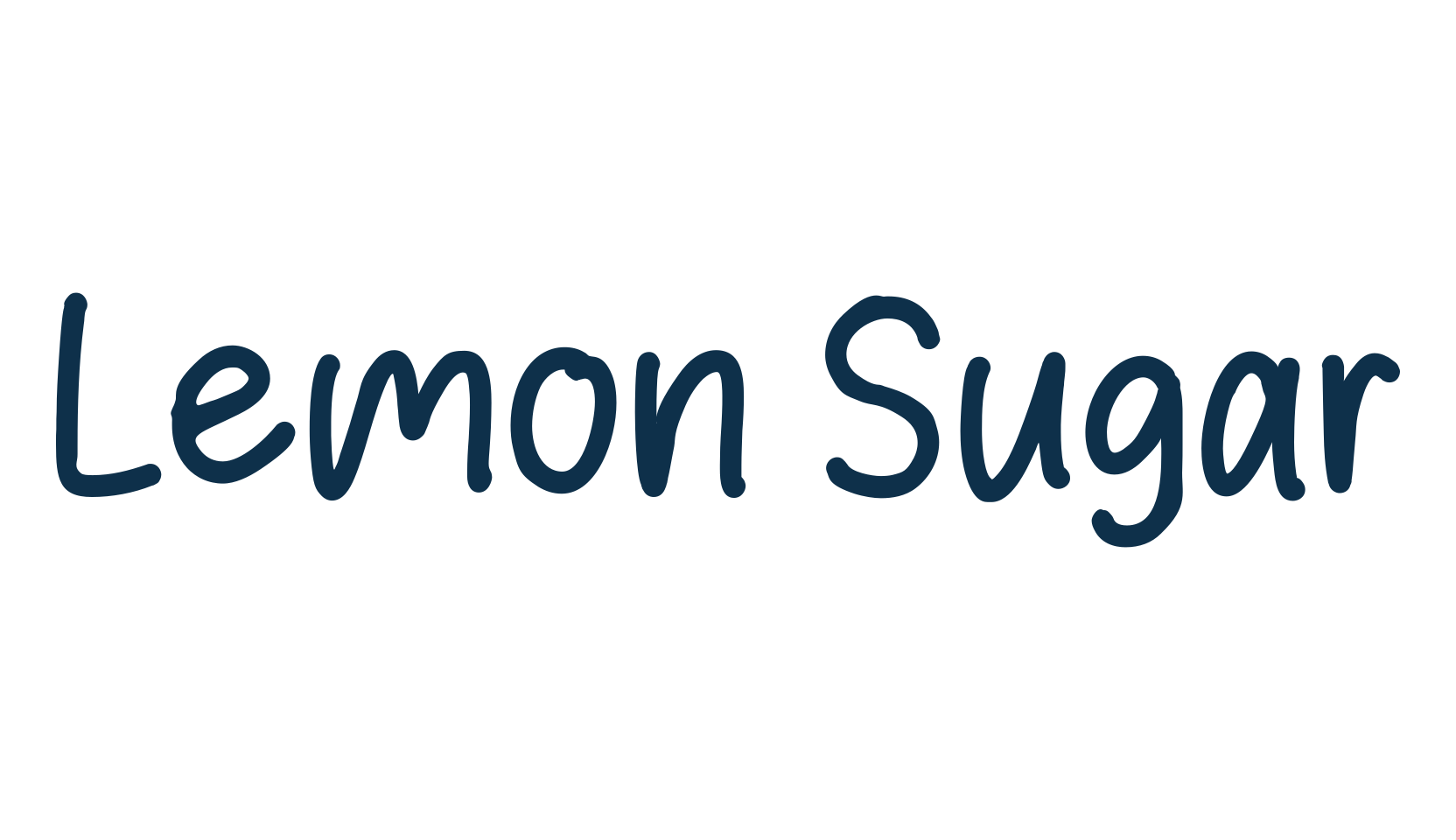 Lemon Sugar, handwriting font preview
