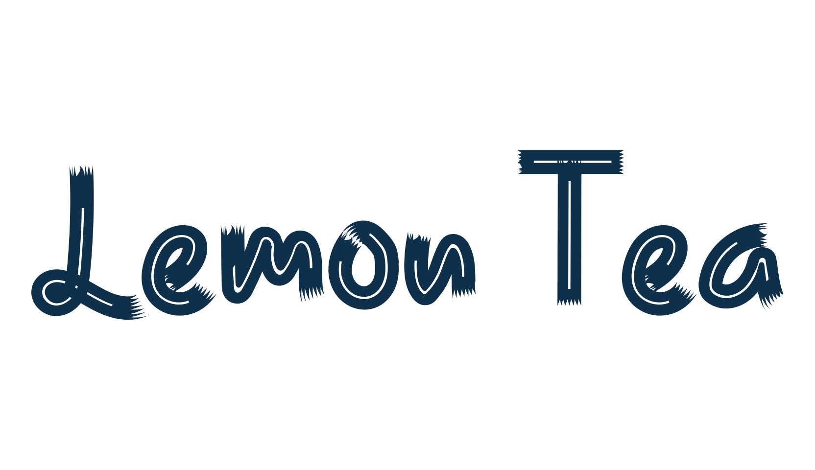 Lemon Tea (lemon-tea), various font preview