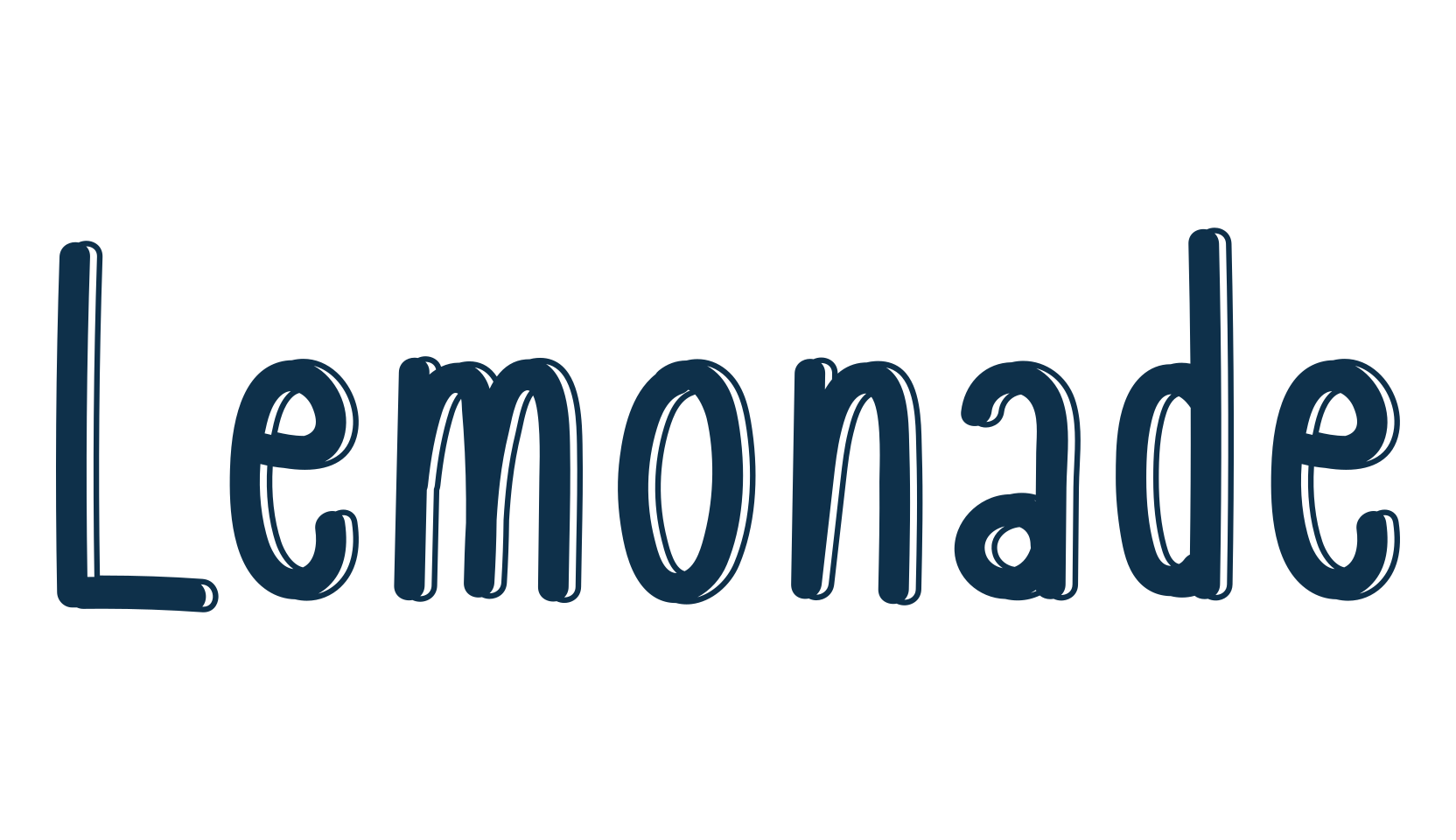 Lemonade (lemonade-5), fancy various decorative script calligraphy font preview