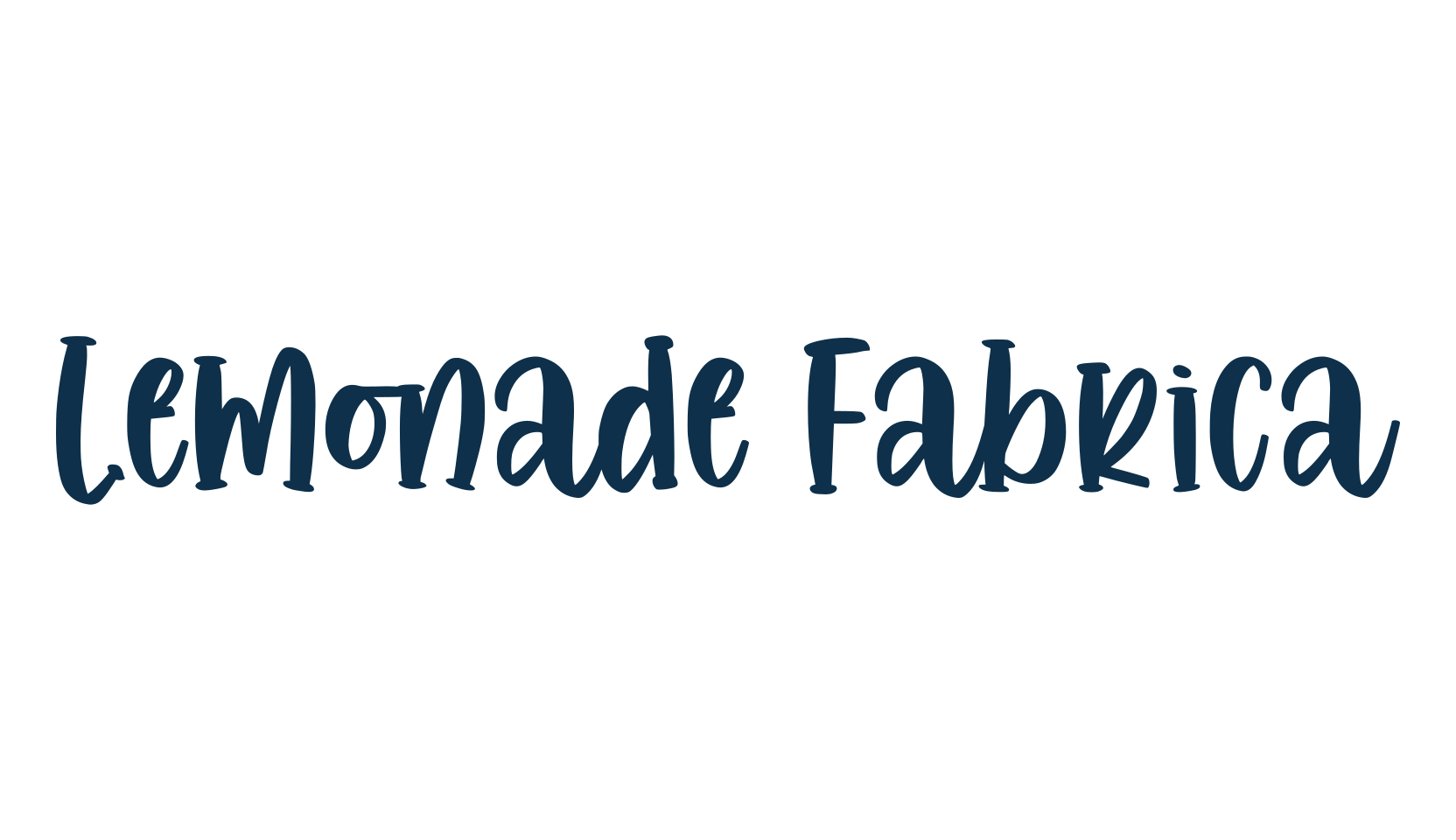 Lemonade Fabrica, cartoon font preview