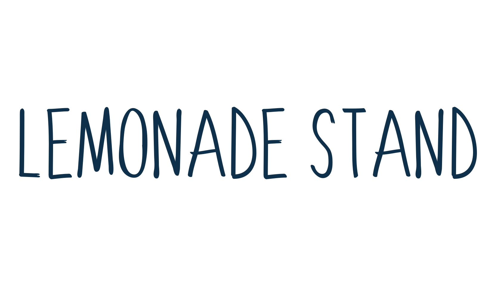 Lemonade Stand (lemonade-stand), script handwritten fancy decorative calligraphy font preview