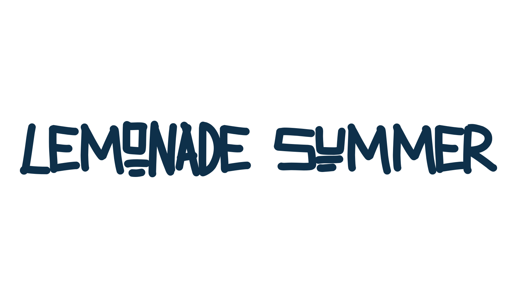 Lemonade Summer, fancy various decorative script calligraphy font preview