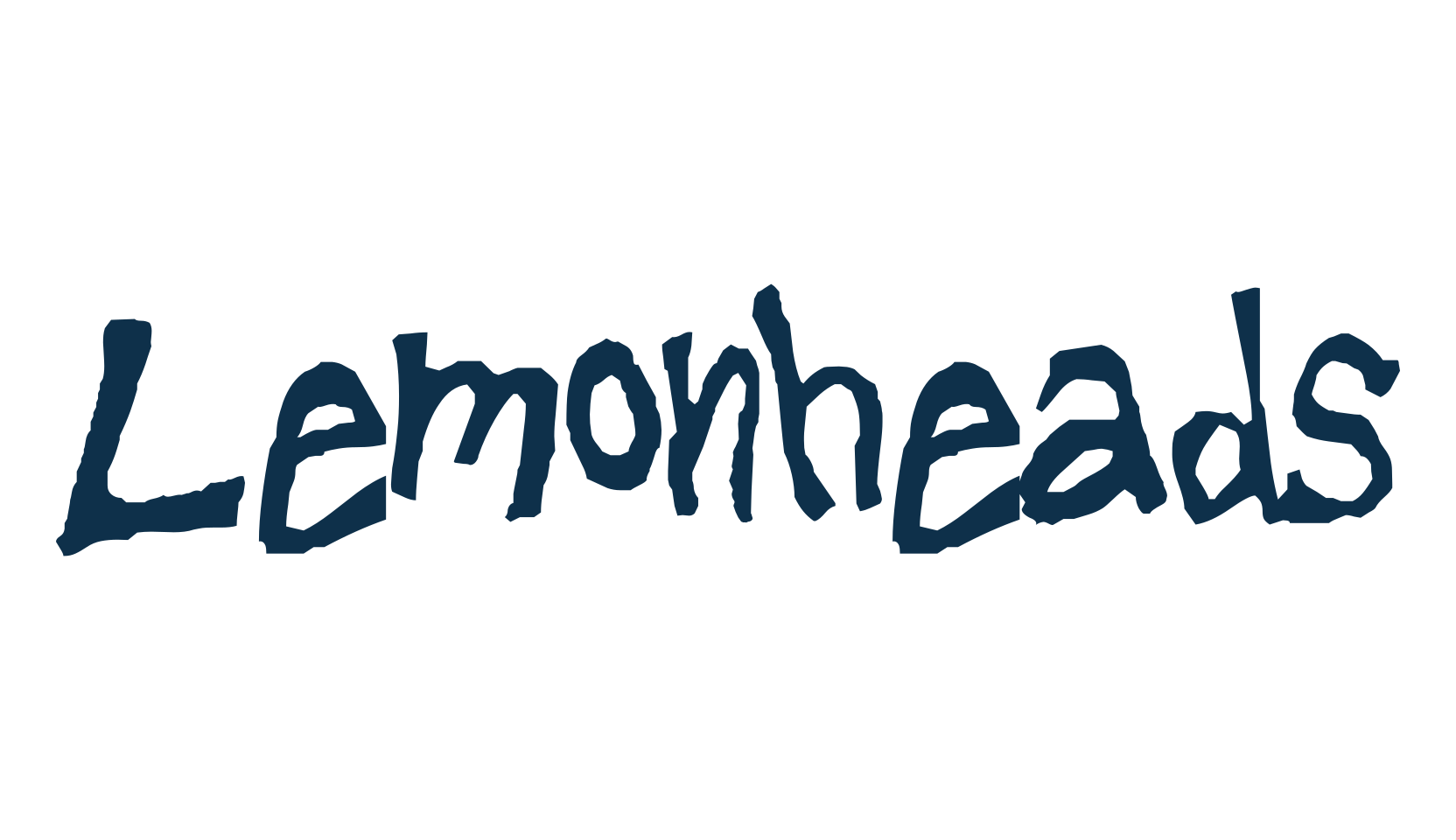 Lemonheads, cartoon font preview