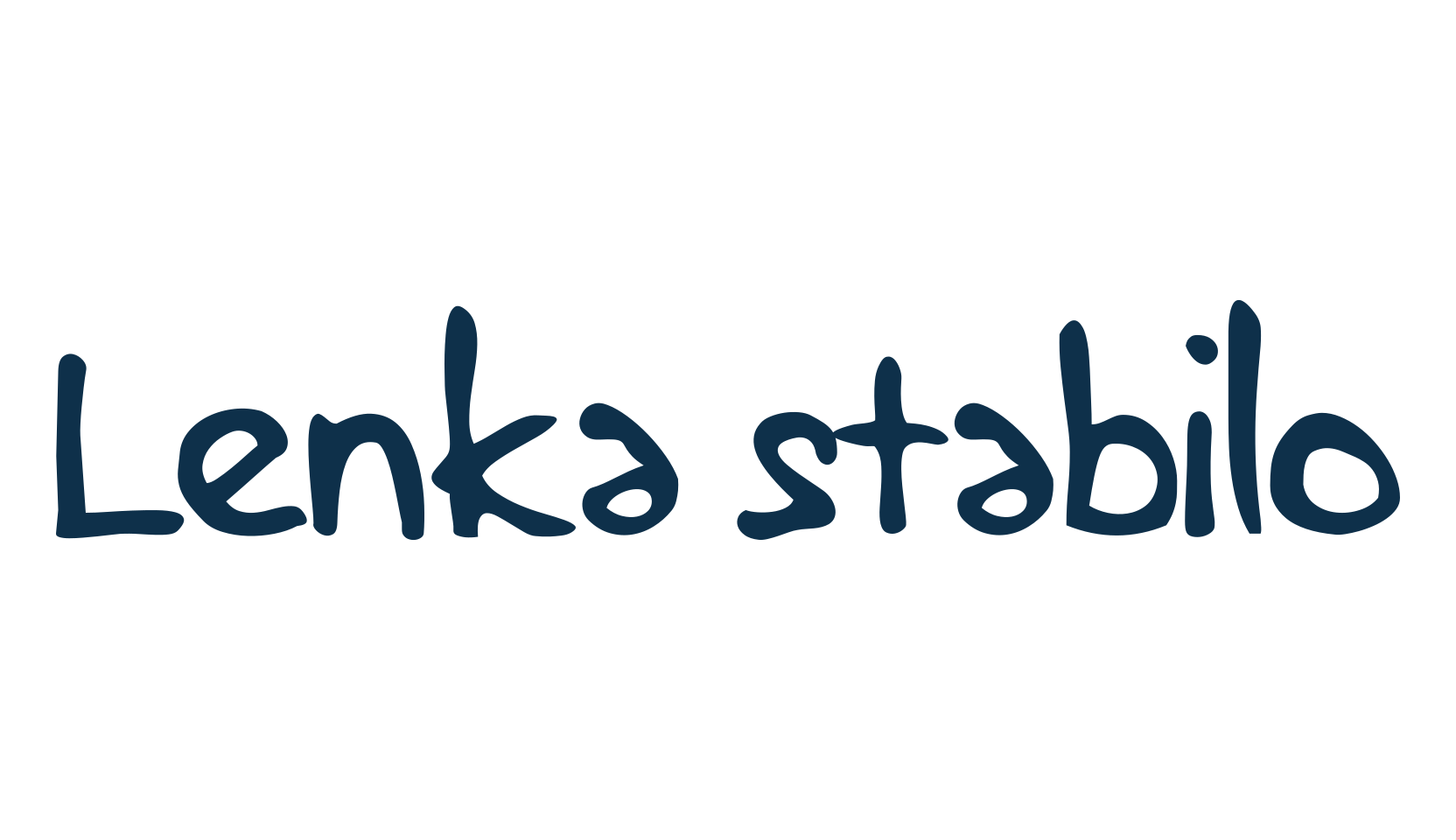 Lenka stabilo, script handwritten fancy decorative calligraphy font preview