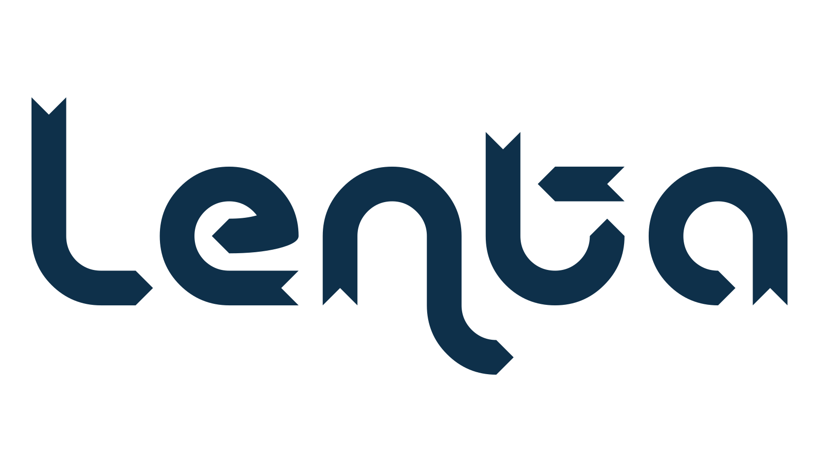 Lenta, fancy various techno sci-fi font preview