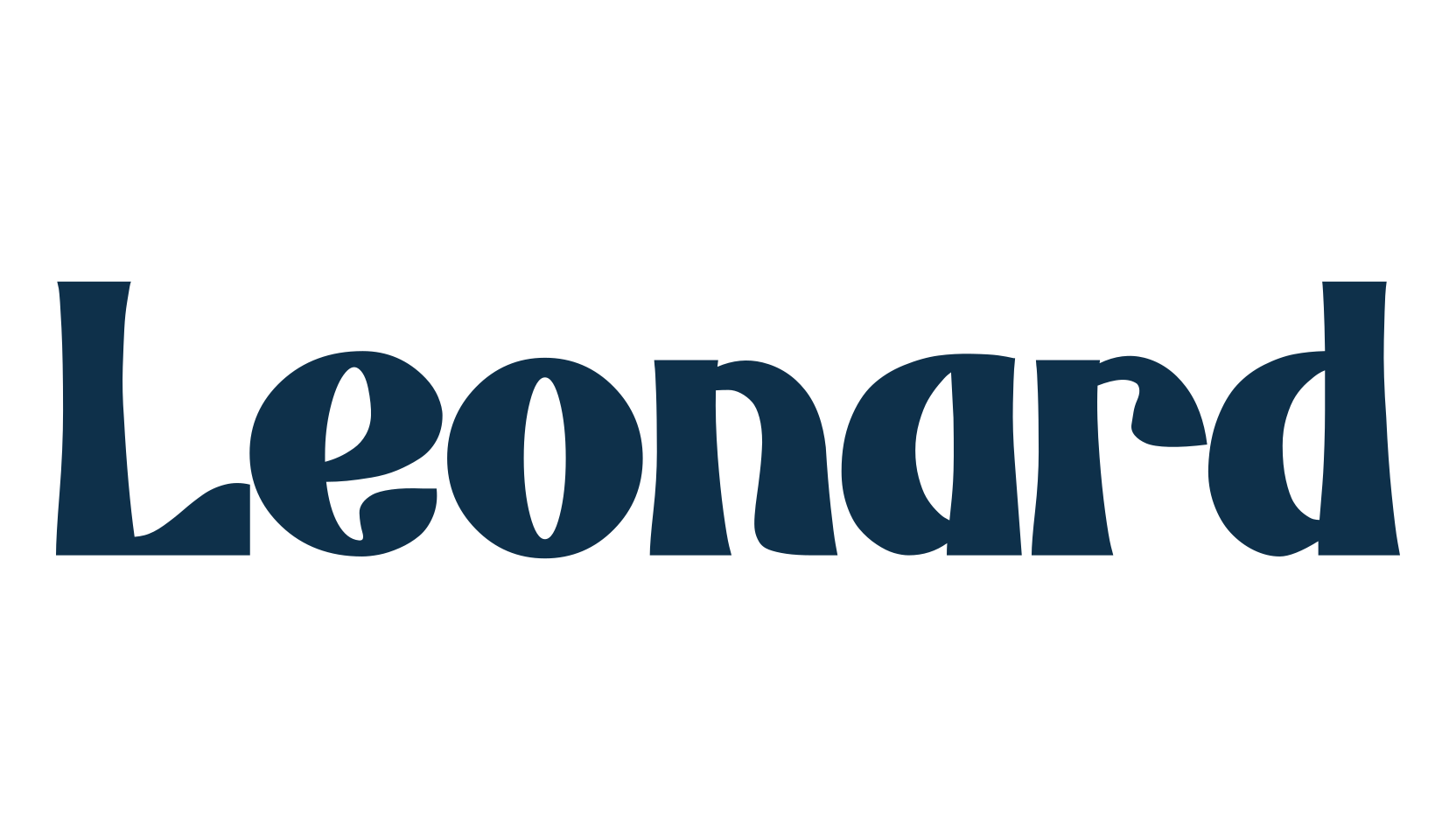 Leonard, retro font preview