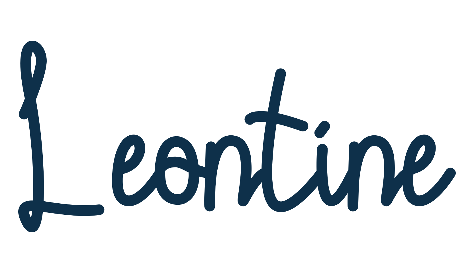 Leontine, script handwritten fancy decorative calligraphy font preview