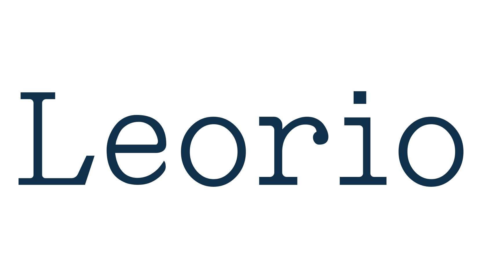 Leorio, fancy typewriter decorative font preview
