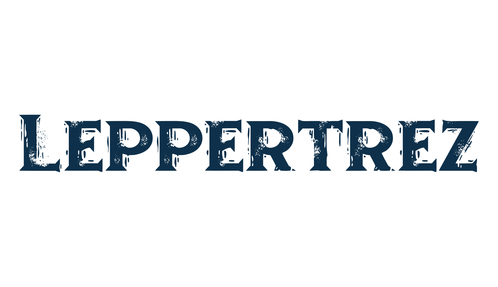 Leppertrez, fancy retro decorative font preview