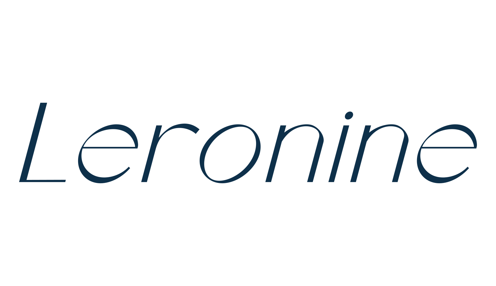 Leronine, sans serif font preview