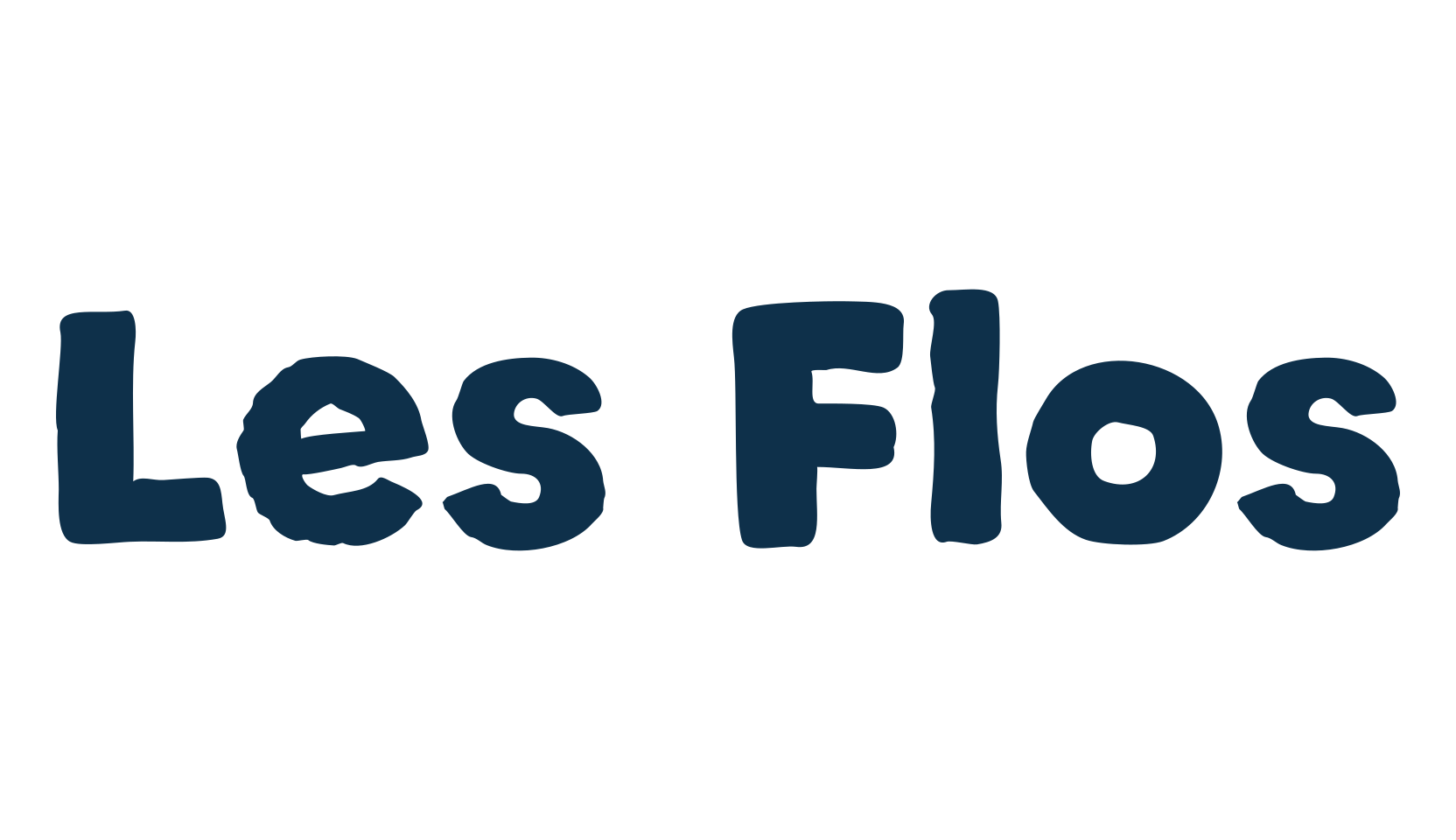 Les Flos, cartoon font preview