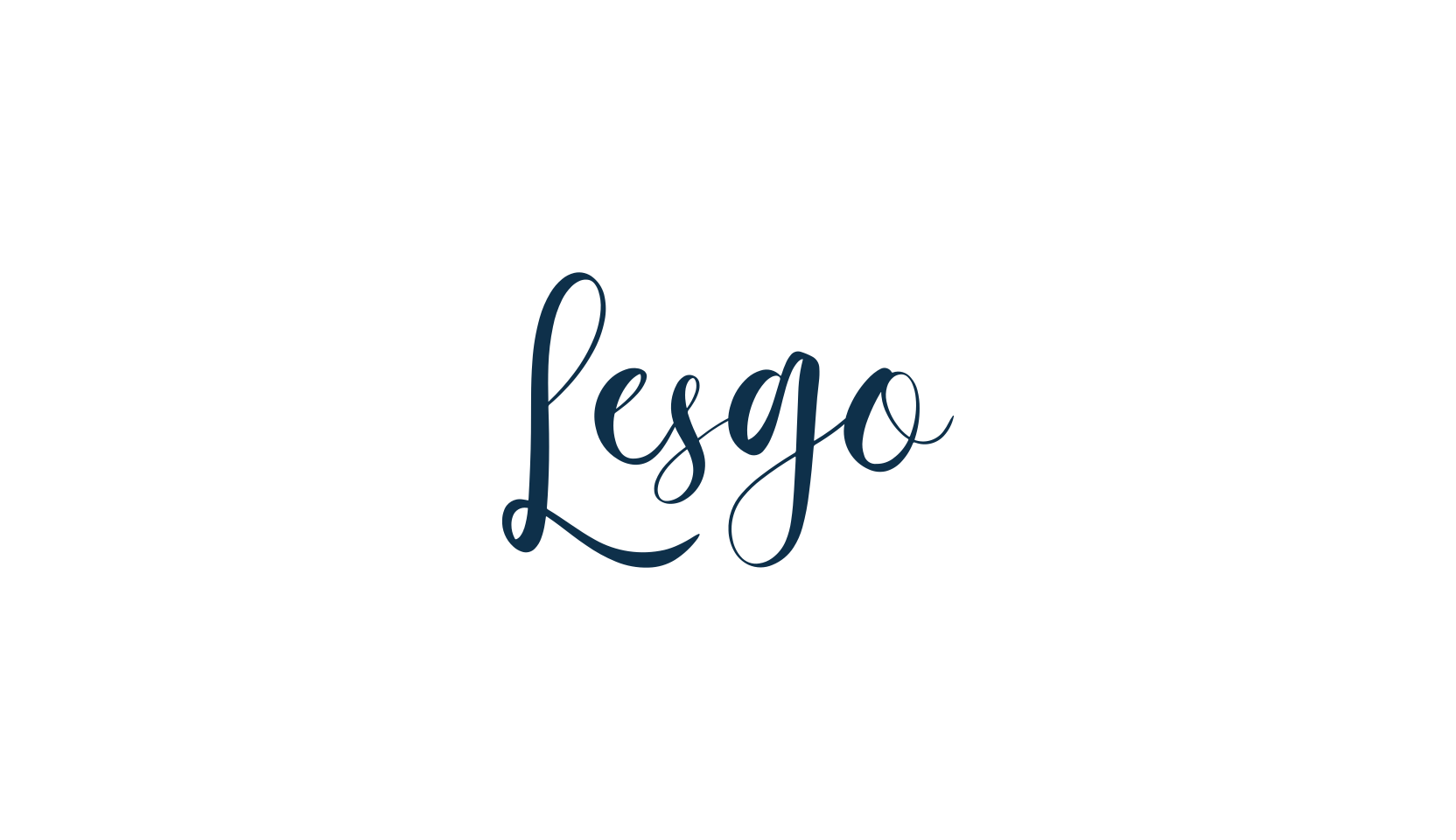 Lesgo, calligraphy font preview
