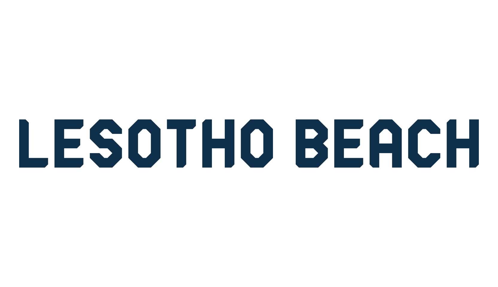 Lesotho Beach, square font preview