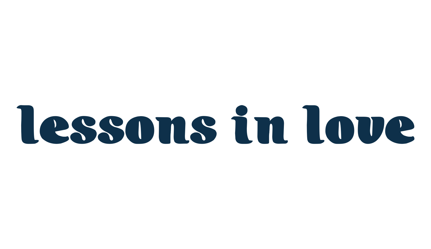 Lessons in Love, groovy font preview