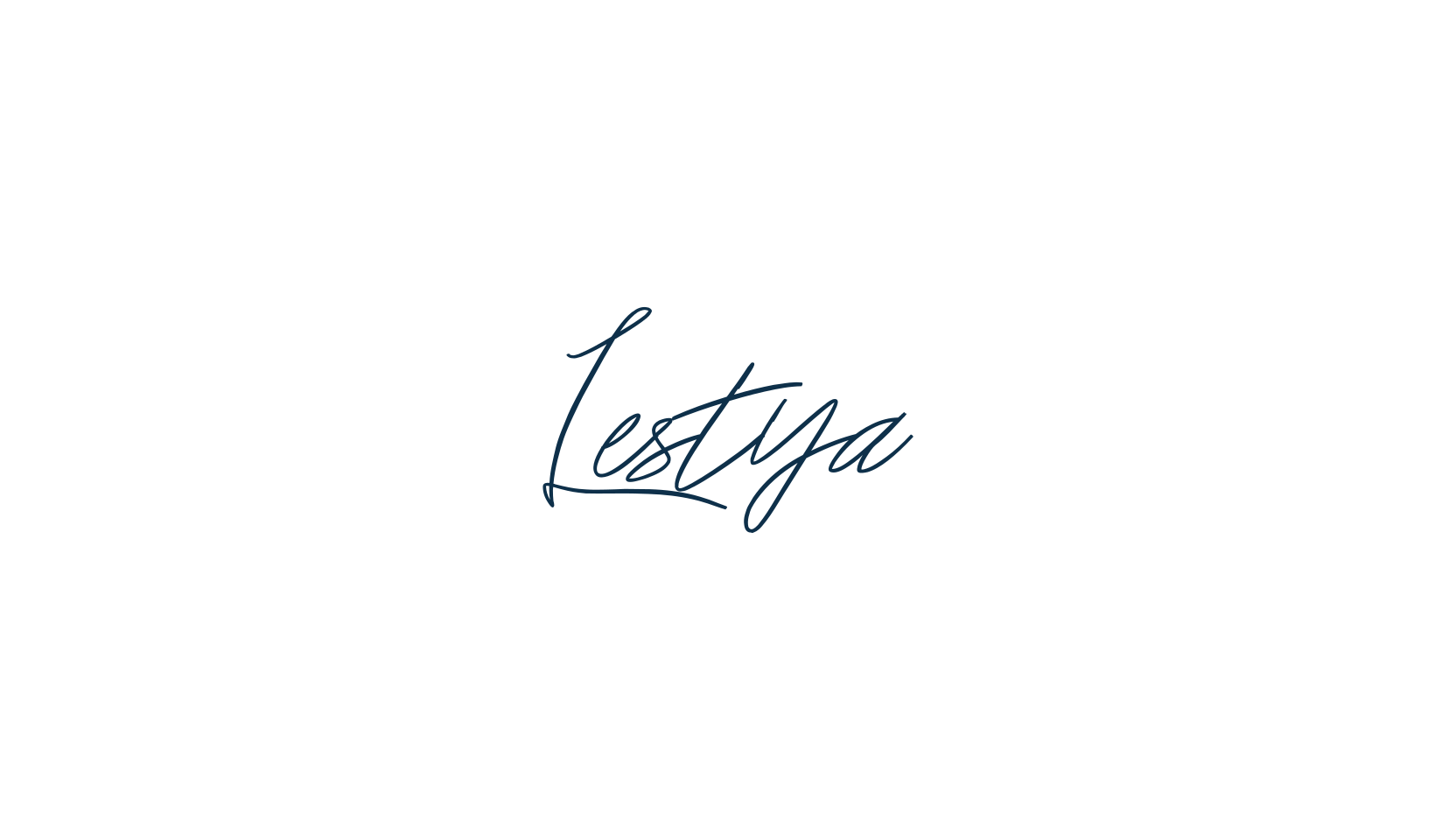 Lestya, handwriting font preview