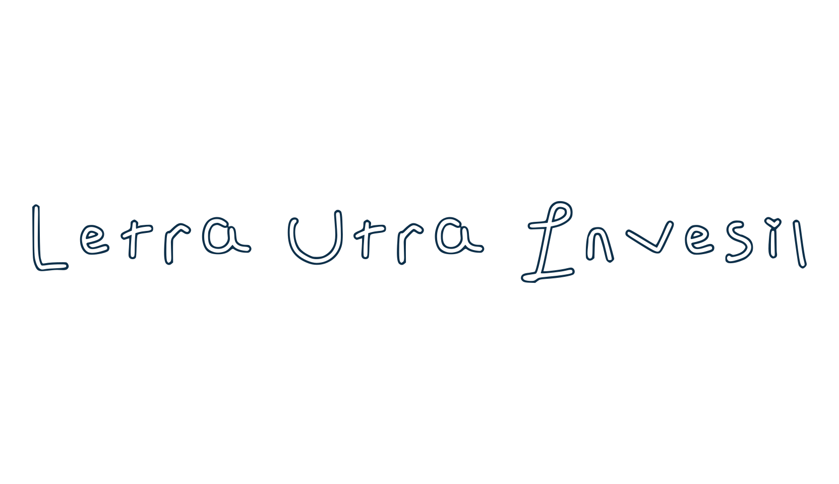 Letra Utra Invesil, fancy various decorative script calligraphy font preview