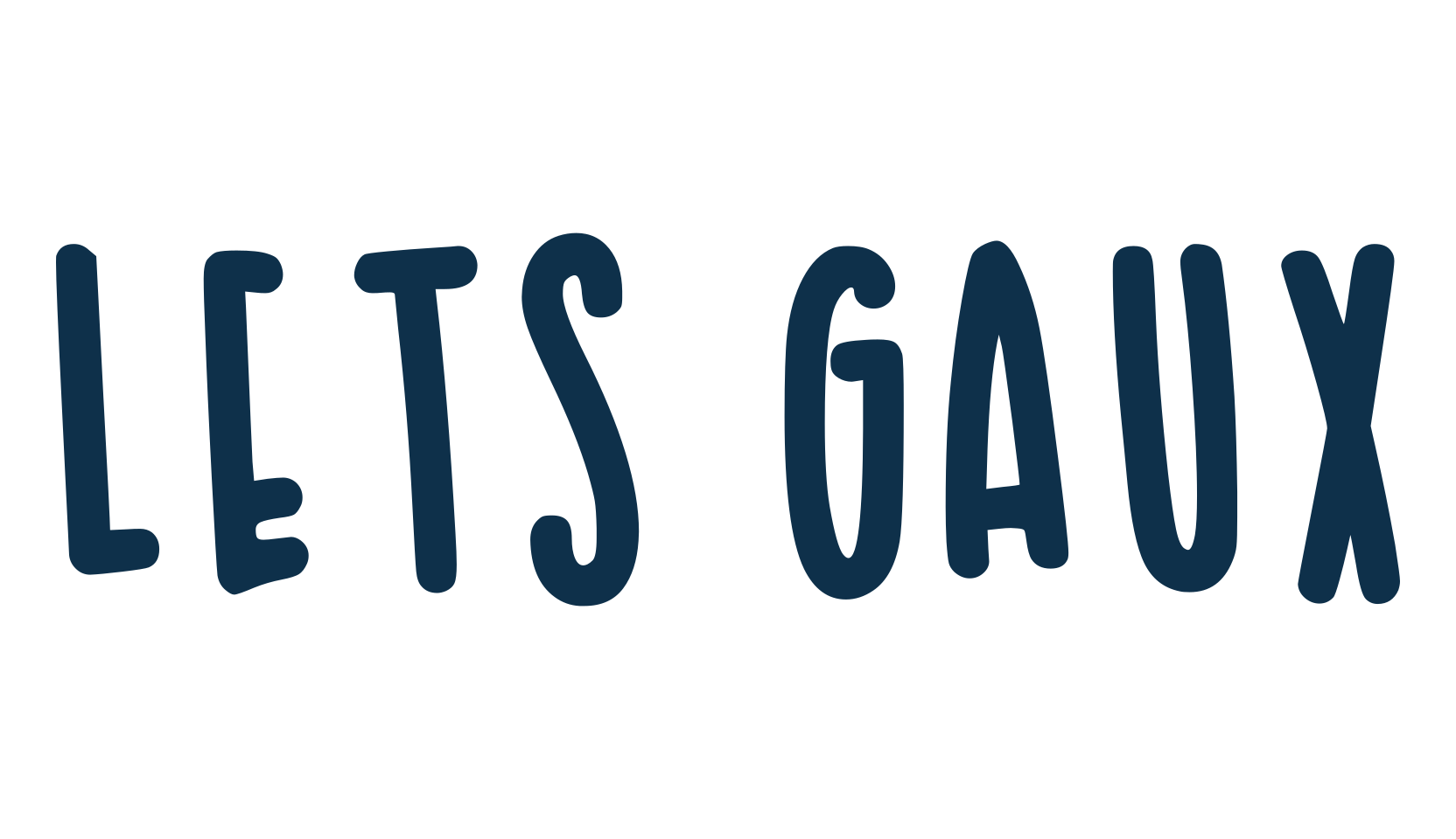 Lets Gaux, script handwritten fancy decorative calligraphy font preview