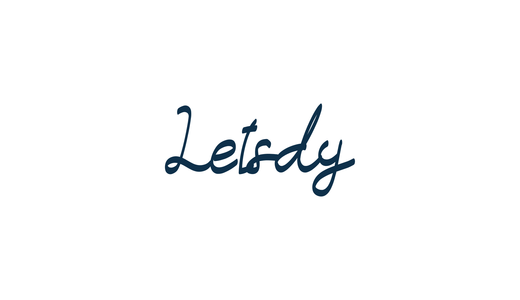 Letsdy, handwriting font preview