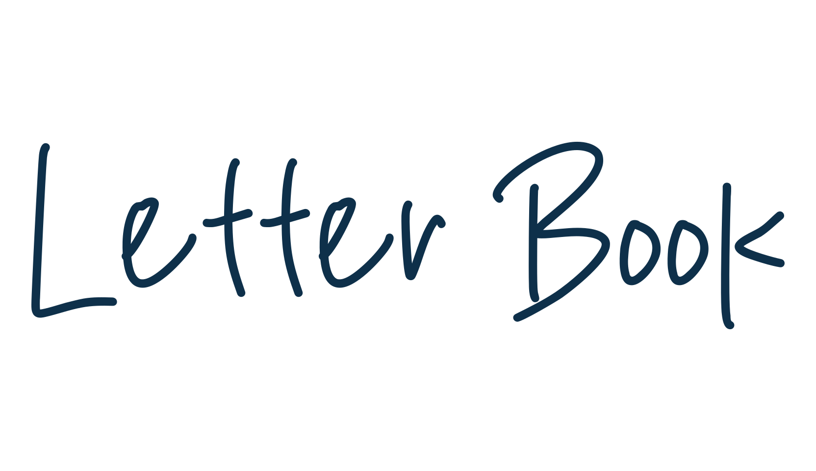 Letter Book, script handwritten fancy decorative calligraphy font preview