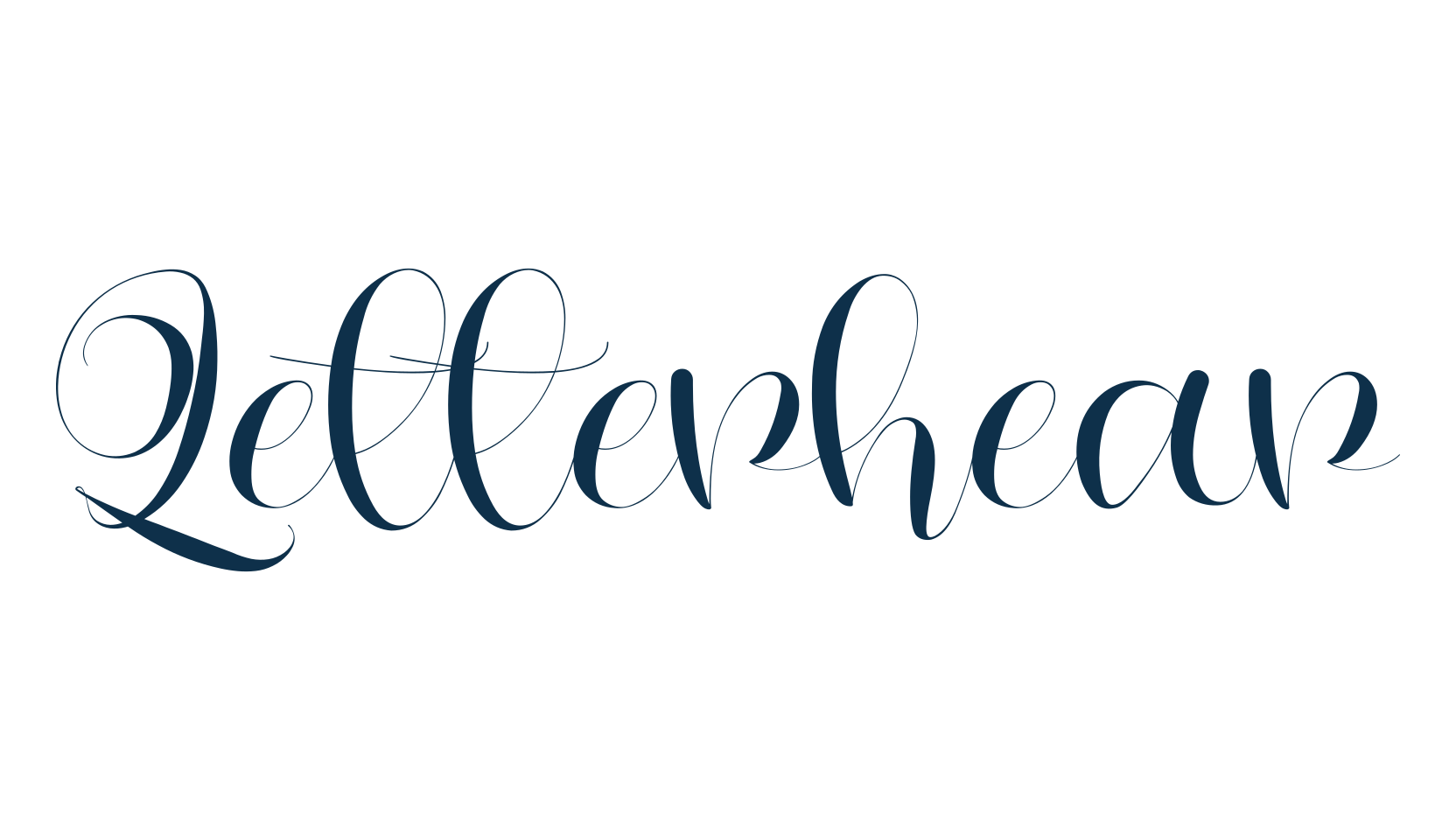 Letterhear, calligraphy font preview