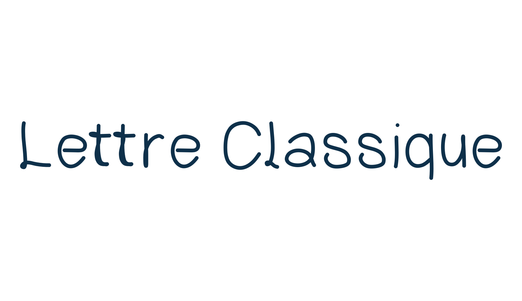 Lettre Classique, script handwritten fancy decorative calligraphy font preview