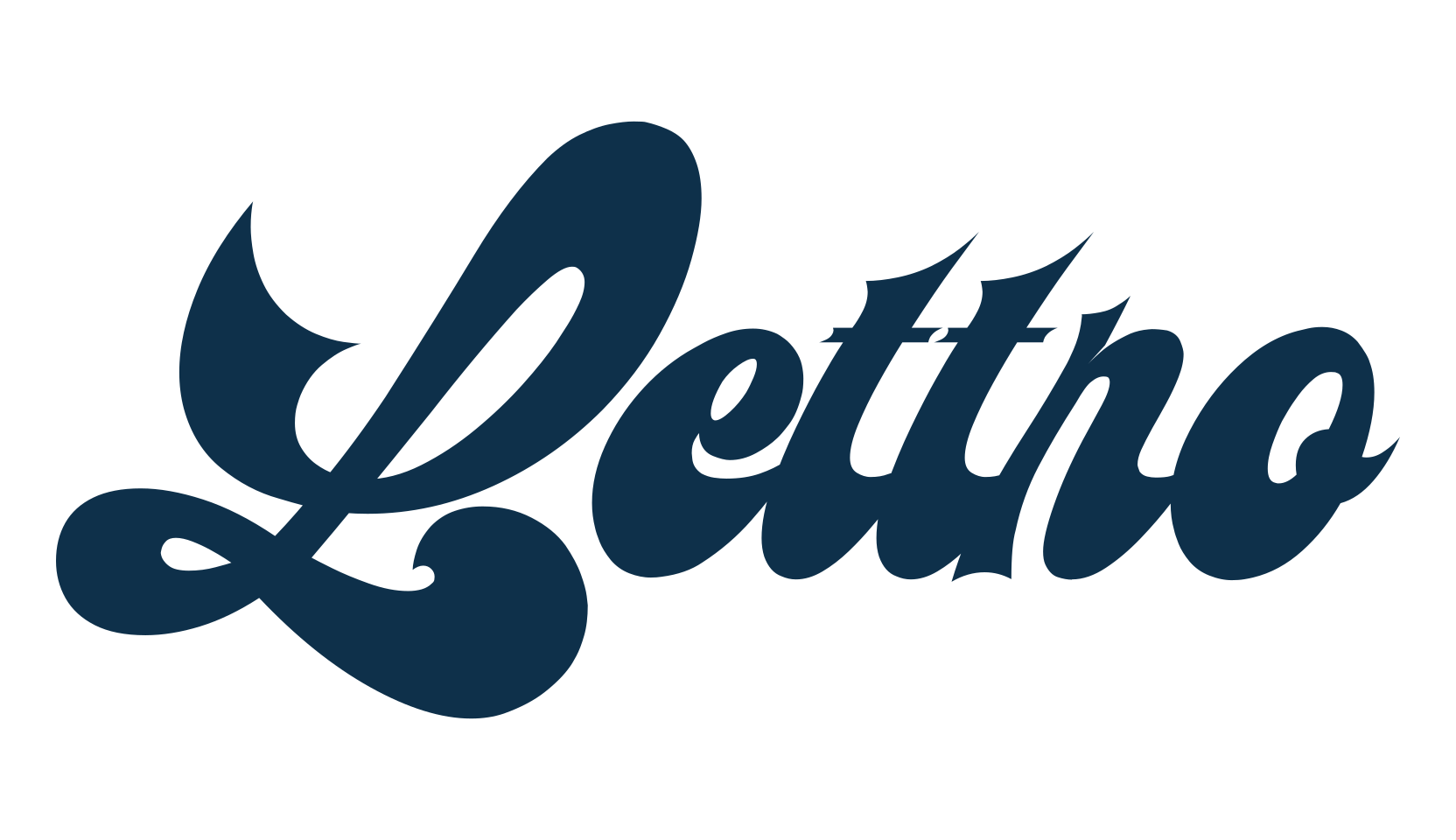Lettro, old school font preview