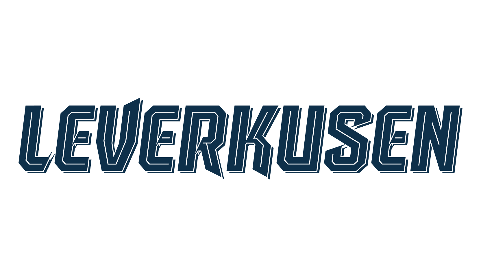 Leverkusen, fancy various decorative font preview
